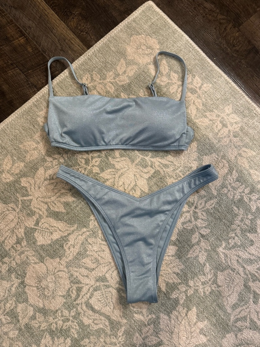 Hollister - Blue Shimmer Bikini Set